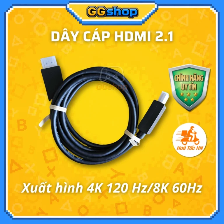 Dây cáp HDMI 2.1 hỗ trợ xuất hình 4K/120Hz 8K/60Hz cho PS5/XBOX Series X