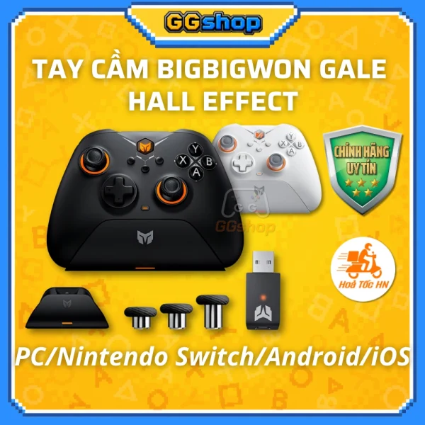 Tay Cầm BIGBIGWON GALE Hall Effect Chơi Game Đa Nền Tảng