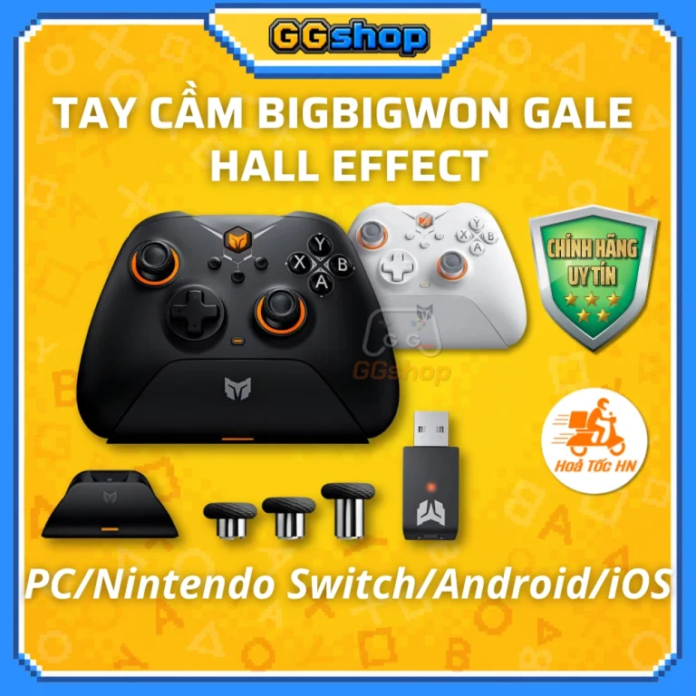 Tay Cầm BIGBIGWON GALE Hall Effect Chơi Game Đa Nền Tảng