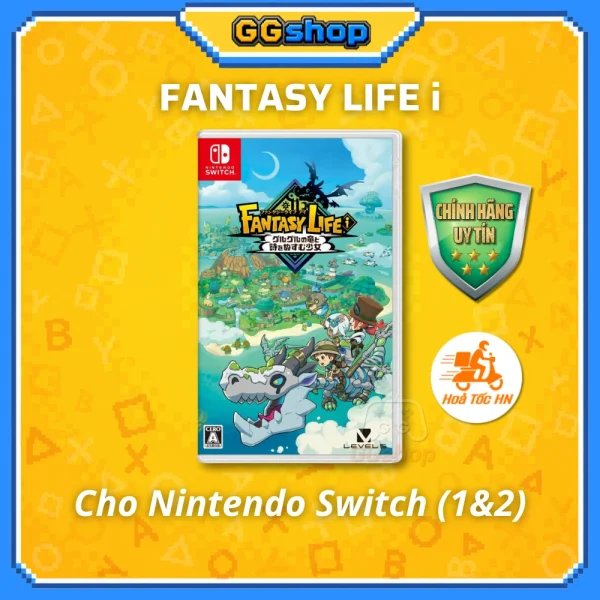 Băng Game Fantasy Life i: The Girl Who Steals Time Cho Nintendo Switch (1&2)