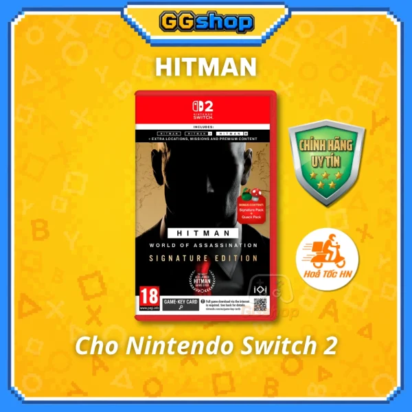 Băng Game HITMAN World of Assassination – Signature Edition Cho Nintendo Switch 2