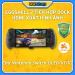 Tay cầm Eggshell Controller 2 Tích hợp Dock HDMI cho Nintendo Switch OLED/V1/V2 chính hãng DOBE