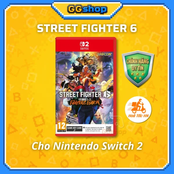 Băng Game Street Fighter 6 Years 1-2 Fighters Edition Cho Nintendo Switch 2