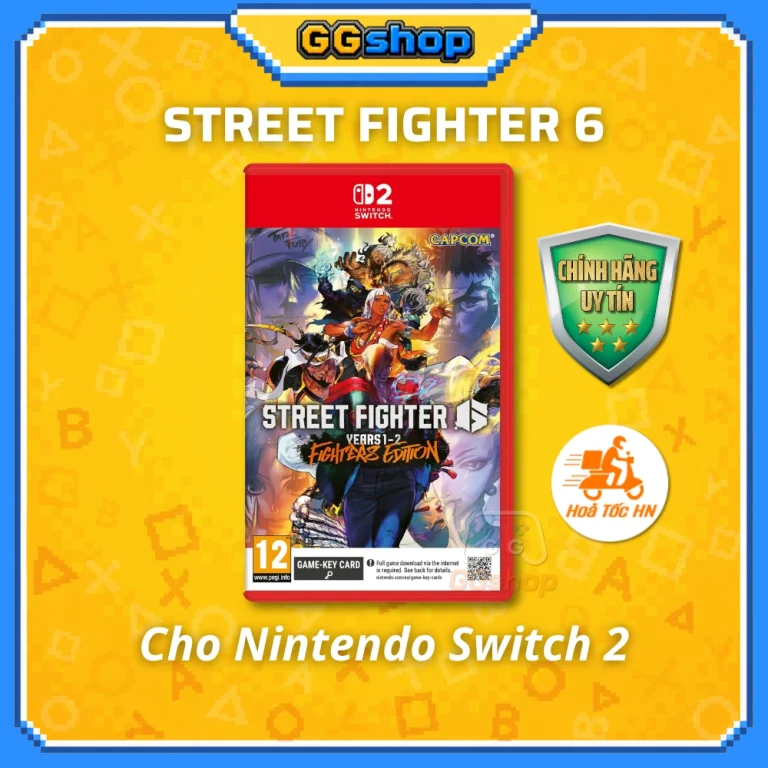 Băng Game Street Fighter 6 Years 1-2 Fighters Edition Cho Nintendo Switch 2