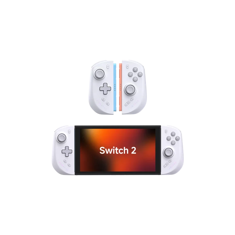 Mobapad M12S Switch 2 JoyCon White with Nintendo Switch2