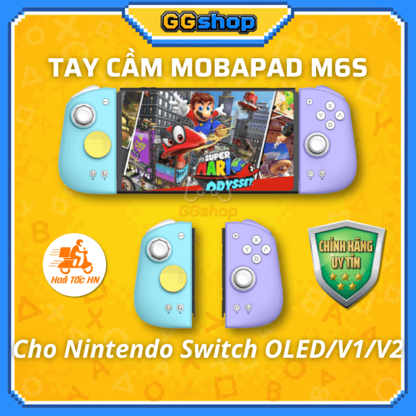 Tay cầm MOBAPAD M6S cho Nintendo Switch OLED/V1/V2