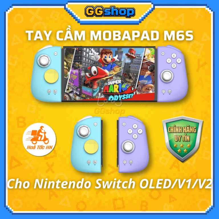 Tay cầm MOBAPAD M6S cho Nintendo Switch OLED/V1/V2