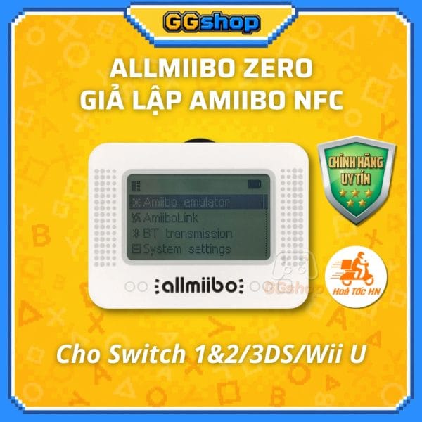 Bộ Allmiibo Zero Giả Lập Amiibo NFC Cho Nintendo Switch 1&2/3DS/Wii U