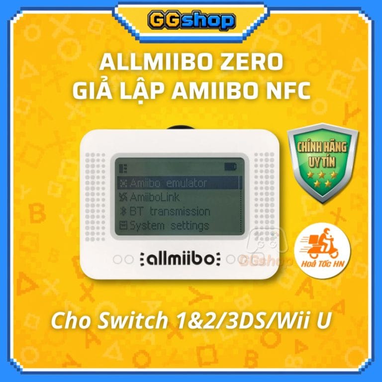 Bộ Allmiibo Zero Giả Lập Amiibo NFC Cho Nintendo Switch 1&2/3DS/Wii U