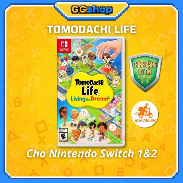 Băng Game Tomodachi Life: Living the Dream Cho Nintendo Switch 1&2