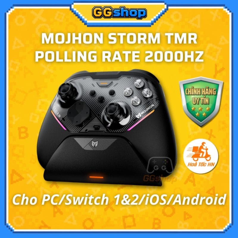 Tay Cầm Chơi Game MOJHON Storm Cho PC/Switch/iOS/Android